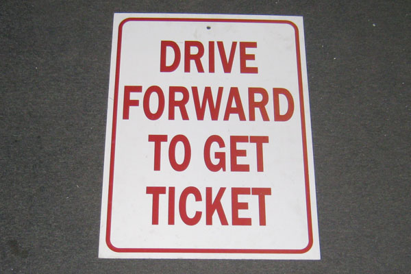 s2117 Toll/Guard Booth Sign